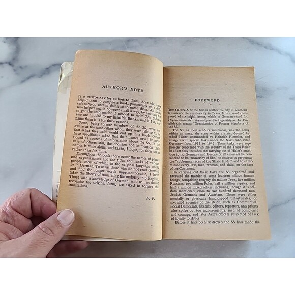 The Odessa File By Frederick Forsyth Paperback - Picture 6 of 10